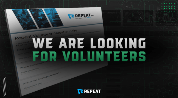 Repeat.gg Is Looking For Volunteers For Customer Support repeat volunteers