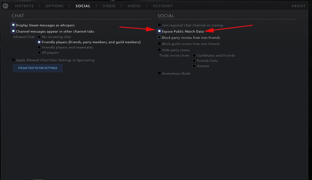 How to Add Your Dota 2 Game ID and Expose Public Match Data