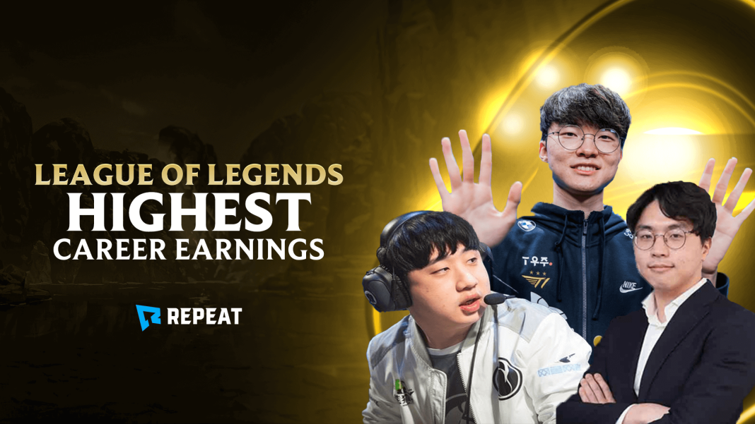 highest career earnings in league of legends