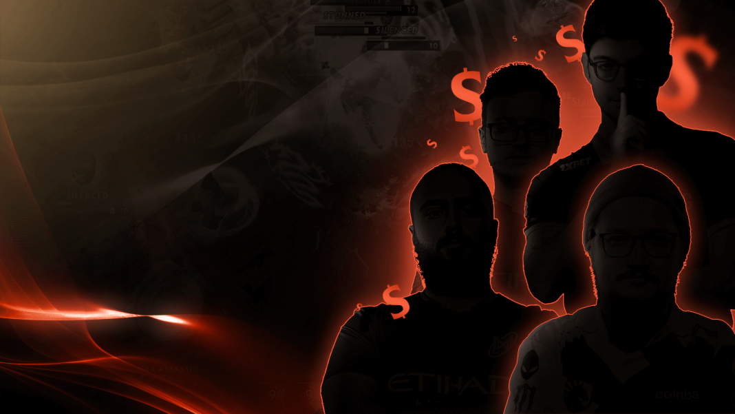 career earnings in Dota 2