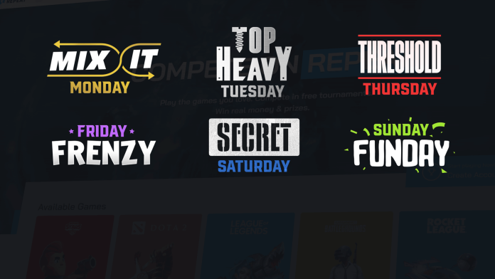 Weekly Events Repeat Tournaments