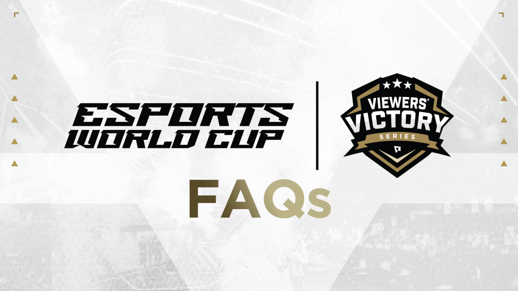 Esports Faq Esports World Cup Viewers' Victory Series FAQs - Repeat